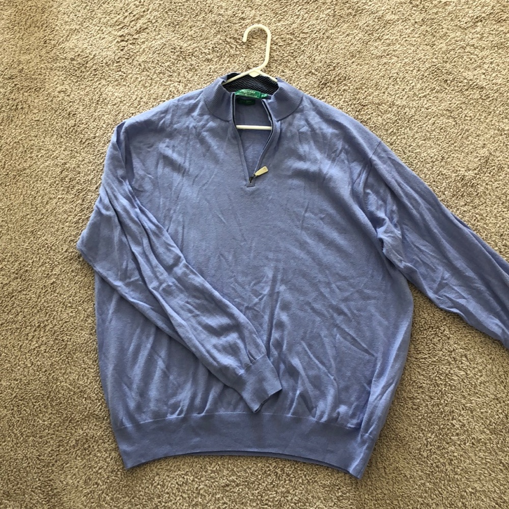 Masters by Peter Millar 1/4 zip pullover sweater